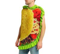 Genérico Halloween Burrito Costume, Adult Taco Mexican Food Outfit