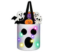 Genérico Halloween Candy Bowl, Glowing Trick Or Treat Snack Bowl Decoration