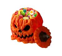 Genérico Halloween Candy Bowl, Spooky Pumpkin Dish, Funny Decorative Candy Bowl for Table, Entryway, Buffet, Kitchen, Wedding, Halloween Outdoor Picnic Display, Perfect for Trick or Treating