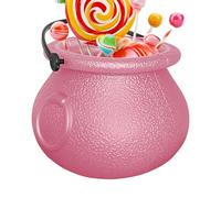 Genérico Halloween Candy Bucket, Trick Treat Pot, Multipurpose Party Prop, Sturdy and Safe Build, Festive Container for Kids, Interior, Outdoor, Event Partes, Home 2.76x1.97x2.09 pulgadas