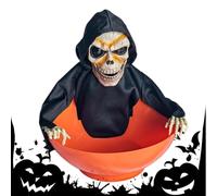 Genérico Halloween Candy Holder - Animated Skeleton Holiday Decor