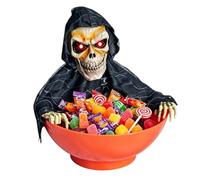 Genérico Halloween Candy Holder Animated Skeleton Holiday Decor