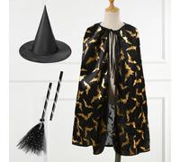 Genérico Halloween Cape - para niños y niñas | CADIDE Fácil para CLADDING Y Carnival | Long Cloak of Füor Halloweens Party y D Role-Playing Games