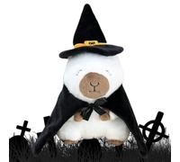 Genérico Halloween Capybara Plush Stuffed Animal with Pumpkin Vampire Cape