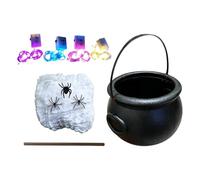 Genérico Halloween Cauldron - ABS Versatile Decorative Cauldron for Home