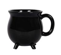 Genérico Halloween Cauldron Mug, Large Ceramic Coffee Cup, Spooky Brew Mug