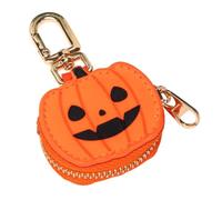 Genérico Halloween Coin Purse | Mini Pumpkin Spider Zipper Keychain Cute