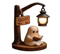 Genérico Halloween Cute Ghost Reading Lantern Boo, 3D Resin Halloween Ghost Night Light, Halloweens Cute 3D LED Night Light, Fun Indoor Ornament & Gift Idea (1Pcs)