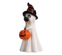 Generico Halloween Decorations -,Ghost Animal Pumpkin Decor Statue, Light Up Ghost Kit, Resin Sculpture Halloween Decorations for Indoor Outdoor Fireplace Table, Top Kitchen Party Supplies