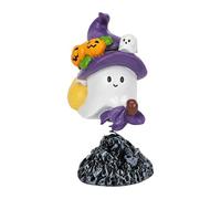 Genérico Halloween Decorations, Ghost Figure, Spring Bobble Decor with 4.61x5.04inch Height, Compact and Lightweight Design, Resin Statue for Nursery, Living Room, Bedroom, Entryway, Party, White