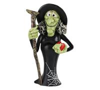 Genérico Halloween Desktop Decoration - Spooky Witch Black Cat Pumpkin Ghost Resin Figurines, Horror Decorative Table Centerpiece For Halloween Party Home Desk Shelf Seasonal Ornament