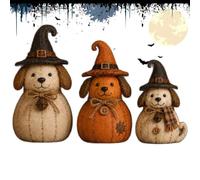 Generico Halloween Dog Decor - Spooky Cute Decorative Animal Sculpture