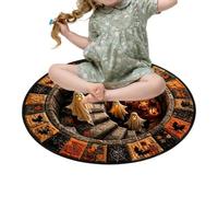 Genérico Halloween Door Illusion Rug Abstract House Decoration Carpet