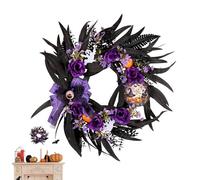 Generico Halloween Door Wreath - Spooky Halloween | Decoration Wreath for Front Door | Horror Holiday for Indoor Outdoor Entrance Wall Porch Cabinet Party Display