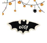 Genérico Halloween Doormat, Absorbent Soft Carpet Seasonal Home Decorations, Bat-Shaped Welcome Mat Halloween Decor For Porch Bathroom Bedroom Entryway Outdoor Party Holiday