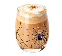 Genérico Halloween Drinking Glass 420ml Ghost Pumpkin Clear Drinkware