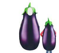 Genérico Halloween Eggplant Costume Attention-Grabbing Gag Joke Prank Prop