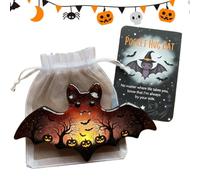Genérico Halloween Emotional Cards - Acrylic Cute Holiday Charm for Friends