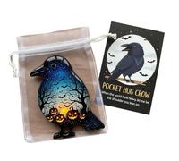 Genérico Halloween Emotional Cards - Acrylic Cute Holiday Charm for Friends