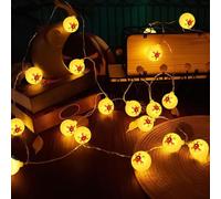 Genérico Halloween Eyeball String Lights - 20 LED Battery Operated Globe Lights | Waterproof Spooky Decor for Party Wall, Porch, Fence, Patio, Tree, Windowsill, Garden, Yard, Window, Seasonal Display