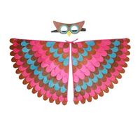Genérico Halloween Felt Wings - Colorful Kids Bird & Costume | Gradient Animal Wings For Dance, Parties & Dress-Up Play
