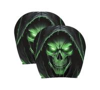 Genérico Halloween Ghost Car Headrest Covers Elastic Interior Decor Set