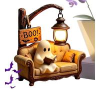 Genérico Halloween Ghost Lamp - Cute LED Reading Light Desk Ornament rom