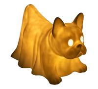 Genérico Halloween Ghost Pet Lamp, Ghosts Dachshund Statues Nightlight, Exquisite and Cute Decorative Light, Compact Ideal for Home, Living Room, Bedroom, Seasonal Celebration, Holiday Display