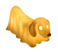 Generico Halloween Ghost Pet Lamp, Ghosts Dachshund Statues Nightlight, Exquisite and Cute Decorative Light, Compact Ideal for Home, Living Room, Bedroom, Seasonal Celebration, Holiday Display