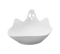 Genérico Halloween Ghost Plates, Ghost Shaped Serving Platter, Festive Tableware Decoration, Ceramic Charcuterie Cheese Board, Compact Ideal for Appetizers, Snacks, Fruits, Salad, and Kitchen Display