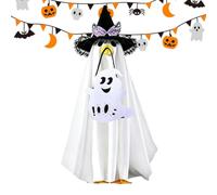 Genérico Halloween Ghost Porch Goose Outfit Set, Spooky Ghost-Style Costume