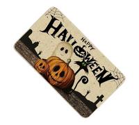 Genérico Halloween Ghost Spooky Scary Floor Rug | Mat 16x24 Inch Pumpkin