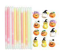 Genérico Halloween Glow Sticks Pen Toppers 12 Pack - Party Favour Set