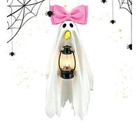 Genérico Halloween Goose Costume Set - 23 Inch Lawn Goose Outfit with Lighted Lantern Bow and Apparel Foam Polyester PP Decoration Kit - Yard Garden Display - Seasonal Outdoor Accent