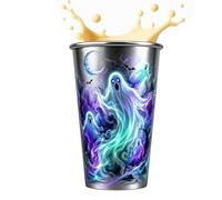 Genérico Halloween Heat Changing Coffee Cup Ghost Design Hot Cocoa Mug