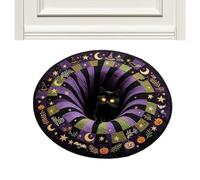 Genérico Halloween Illusion Door Mat Plush Non Slip Pumpkin Floor Rug