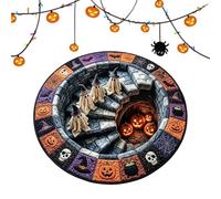 Genérico Halloween Illusion Door Mat | Quilted Witch Hat Ghost Illusion Rug