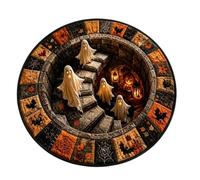 Genérico Halloween Illusion Rug | Haunted Optical Effect Abstract Carpet