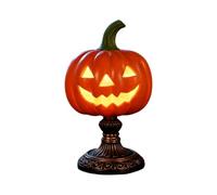 Genérico Halloween Lamp - USB Pumpkin Stained Glass Table nght light