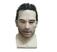 Genérico Halloween Latex Head Cover, Horror Cosplay face piece, With Seamless Eye Holes and Full Wrap Fit, Scary Headgear Suitable to Festival Use, Costume Accessory for Performance