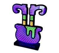 Generico Halloween , Led Night Lights Bedside Table Lamp, 5.51x1.97x8.27 Inches USB Powered Holiday Decor Accent for Home Party Club Farmhouse Living Room Restaurant Desk Decoration