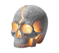 Genérico Halloween Light - 10 Inch Resin Skull Garden Lamp