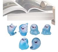 Generico Halloween Miniatures | Resin Glowing Small Pumpkin | Cute Mixed Color Ornaments Haloween Decorations for Outdoor, Party Favors, Adorable Decoration Bedroom Fireplace Bookshelves