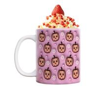 Genérico Halloween Mug - 325ml Cute Ceramic Coffee Cup With Handle For Fall