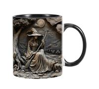Genérico Halloween Mug | 350ml Witch Ceramic Cup | Holiday Tea Mug For Apaa