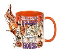 Generico Halloween Mug, Funny Mugs, 3.74x3.74x3.15inches, 350ml Ceramic Cup, Travel-Friendly Design, Gift for Men Women Lovers, Autumn Thanksgiving Christmas, Holiday Party Home Kitchen Décor