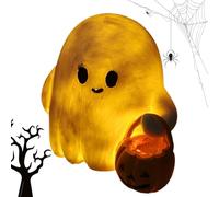 Genérico Halloween Night Light - Spooky LED Decorative Light | Atmospheric Lighting With Pumpkin Motif, Battery-Operated Spooky Lightt,Living Rooms, Children's Rooms, And Halloween Parties