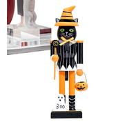 Genérico Halloween Nutcracker - Wooden Tabletop Soldier Figurine Decor