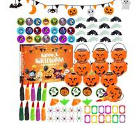 Genérico Halloween Party Favors, Non-Candy Treats Goodie Bag Fillers, Fun Prank Toys and Gothic Decorations for Kids, Boys and Girls School Events, Festivals, Home Activities More