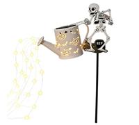 Genérico Halloween Pathway Lights, Solar Garden Lights, Flying Witch Decor